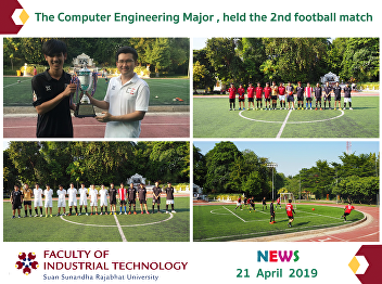 The Computer Engineering Major , held
the 2nd football match