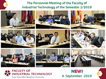 The Personnel Meeting of the Faculty of
Industrial Technology of the Semester
1/2019