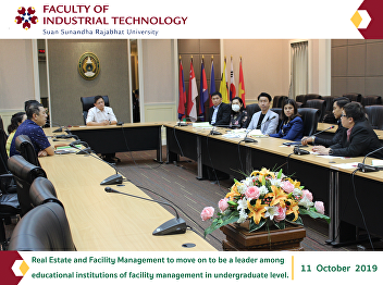 Real Estate and Facility Management to
move on to be a leader among educational
institutions of facility management in
undergraduate level.
