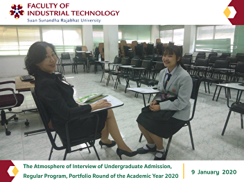 The Atmosphere of Interview of
Undergraduate Admission,  Regular
Program, Portfolio Round of the Academic
Year 2020