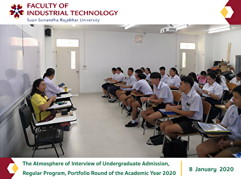 The Atmosphere of Interview of
Undergraduate Admission, Regular
Program, Portfolio Round of the Academic
Year 2020