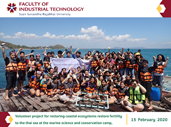 volunteer project for restoring coastal
ecosystems restore fertility to the thai
sea at the marine science and
conservation camp,