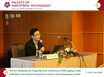 The 3rd “Guidelines for Preparing Terms
of Reference (TOR) Legally in order to
Be Able to Accomplish Procurement,
Contract and Disbursement as Plan”