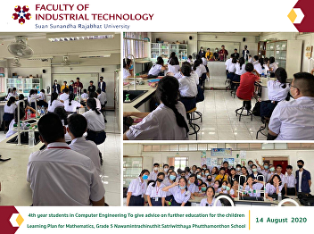 4th year students in Computer
Engineering To give advice on further
education for the children Learning Plan
for Mathematics, Grade 5
Nawamintrachinuthit Satriwitthaya
Phutthamonthon School