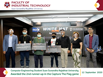 Computer Engineering Student Suan
Sunandha Rajabhat University Awarded the
2nd runner-up in the Capture The Flag
game
