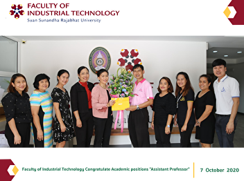 Faculty of Industrial Technology
Congratulate Academic positions

