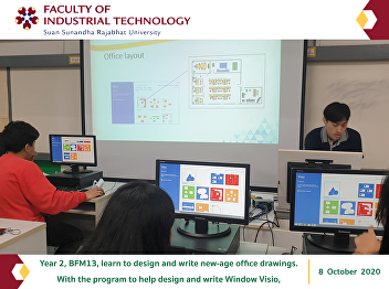 Year 2, BFM13, learn to design and write
new-age office drawings. With the
program to help design and write Window
Visio,