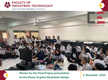 Mentor for the Final Project
presentation on the theme of game
illustration design.