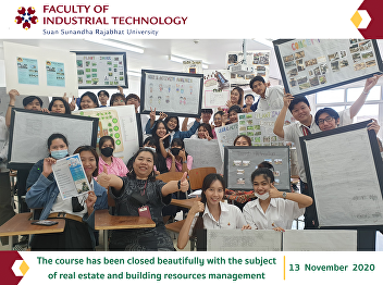 The course has been closed beautifully
with the subject of real estate and
building resources management