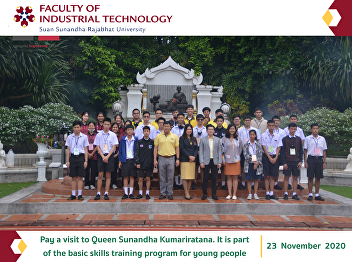 Pay a visit to Queen Sunandha
Kumariratana. It is part of the basic
skills training program for young people
