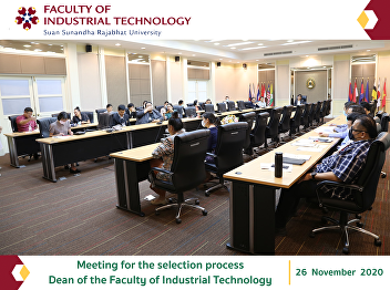 Meeting for the selection process Dean
of the Faculty of Industrial Technology