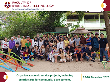 Organize academic service projects,
including creative arts for community
development.