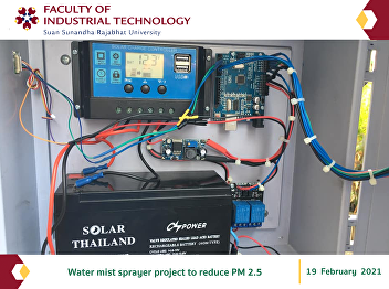 Water mist sprayer project to reduce PM
2.5
