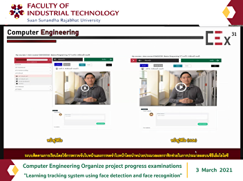 Computer Engineering Organize project
progress examinations 