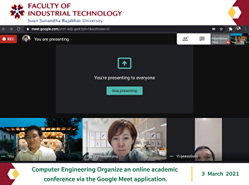 Computer Engineering Organize an online
academic conference via the Google Meet
application.