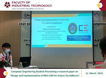 Computer Engineering Student Presenting
a research paper on 