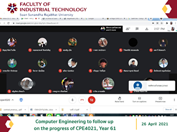 Computer Engineering to follow up on the
progress of CPE4021, Year 61