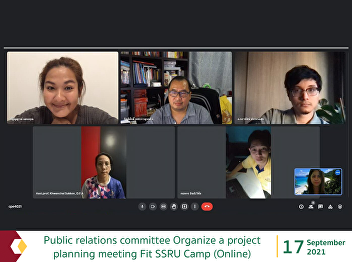 public relations committee Organize a
project planning meeting Fit SSRU Camp
(Online)