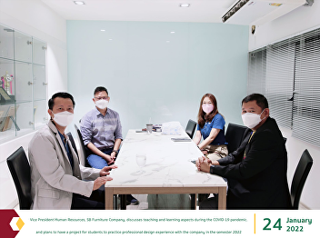 Vice President Human Resources, SB
Furniture Company, discusses teaching
and learning aspects during the COVID-19
pandemic. and plans to have a project
for students to practice professional
design experience with the company in
the semester 2022