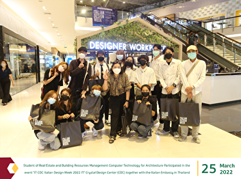 Student of Real Estate and Building
Resources Management Computer Technology
for Architecture Participated in the
event 
