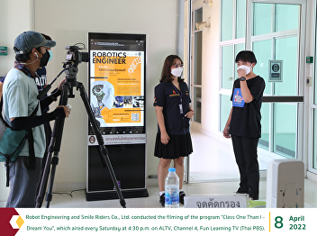 Robot Engineering and Smile Riders Co.,
Ltd. conducted the filming of the
program 