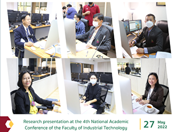 research presentation at the 4th
National Academic Conference of the
Faculty of Industrial Technology