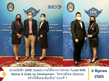 In-depth training (SME Coach) under the
pilot project 