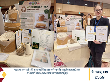 Congratulations! Suan Sunandha Rajabhat
University's Research Innovations Win
Prestigious International Awards in
Japan